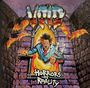"VOID" und "HORRORS OF REALITY" in einem dramatischen Comic-Stil. Eine Figur schreit in einer Flamme mit Fledermäusen im Hintergrund.