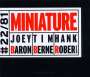 Joey Baron, Tim Berne & Hank Roberts: Miniature, CD