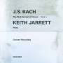 Johann Sebastian Bach: Das Wohltemperierte Klavier 1 (Konzertmitschnitt vom 7.3.1987 aus der Troy Savings Bank Music Hall), CD,CD