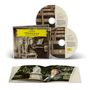 "Schubert Treasures" von Rudolf Buchbinder auf einem CD-Cover. Dazu zwei CDs und ein geöffnetes Booklet mit einem Bild.