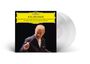 Text: "Joe Hisaishi Symphony No. 3 (Metaphysica) & Harp Concerto". Ein Dirigent mit einem Taktstock vor schwarzem Hintergrund.