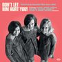 "Don't Let Him Hurt You!" Girl Group Sounds USA 1962-1968. Schwarz-weißes Foto von drei Frauen in gemusterten Kleidern.