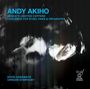 Text: ANDY AKIHO, BENEATH LIGHTED COFFERS, CONCERTO FOR STEEL PANS & ORCHESTRA, DAVID DANZMAYR, OREGON SYMPHONY.  
Abstrakte, dunkle, farblich schimmernde Elemente. Logo unten rechts.