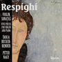 Ottorino Respighi: Sonaten für Violine & Klavier d-moll & h-moll, CD