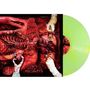 "Manual Manic Procedures" steht unten. Illustration einer Operation mit blutigen Details. Links ein grünlicher Vinyl.