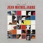 "The Essential 1976-1986 Jean Michel Jarre." Eine Collage aus bunten Quadraten mit Gesichtern und abstrakten Mustern.