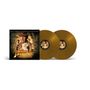 "Indiana Jones and the Kingdom of the Crystal Skull", zwei goldene Schallplatten, Abbildung eines Abenteuerfilms.