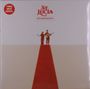 Text: "180g RED VINYL", "ST. LUCIA", "BABA MOKANNA DRAWN". Zwei Personen stehen auf einem roten Teppich, einer mit Gitarre.