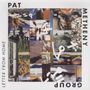 Text: „PAT METHENY GROUP LETTER FROM HOME“. Collage aus bunten, abstrakten Bildern in verschiedenen Größen und Formen.