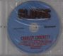 CD mit Text: "CLOVIS", "GULF & WESTERN", "ALAMO OUTPOST", "CHARLEY CROCKETT", und 14 Liedtitel darunter auf blauem Hintergrund.