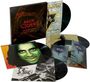 "ALICE COOPER THE STUDIO ALBUMS 1969-1983" auf Vinyl-Plattencovers mit dunklen, künstlerischen Bildern und Porträts.