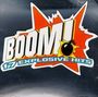 "BOOM! 17 EXPLOSIVE HITS" steht in großen Buchstaben, umgeben von einer roten Explosion mit einer kleinen Bombe.