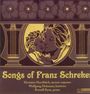 "Songs of Franz Schreker", Musiker: Hermine Haselböck, Wolfgang Holzmair, Russell Ryan. Illustration mit Frau und Kind in der Mitte.