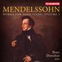 "Mendelssohn Works for Solo Piano, Volume 3, Peter Donohoe (piano), Chandos." Gemälde eines elegant gekleideten Mannes.