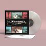 Text: "Sleater-Kinney, Call the Doctor". Plattenhülle mit unscharfen, farbigen Fotos und durchsichtiger Vinyl-Schallplatte.