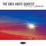 "The Greg Abate Quartet: In the Moment" steht oben. Unten links ein Firmenlogo. Himmel mit strahlender Sonne in Blau-Rot.