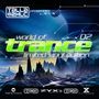 „Talla 2XLC presents World of Trance 02, limited vinyl edition.“ Sci-Fi Landschaft mit Bergen und Planeten.