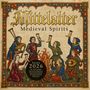 "Anno 2026. Mittelalter, Medieval Spirits. In Extremo, Feuerschwanz, Dunkelschön, Knasterbart, Mirava."  
Illustration mehrerer musizierender Menschen am Feuer.