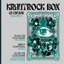 KRAUTROCK BOX CD EDITION VOLUME 2. Dekoratives Dreieck mit Auge, umgeben von Blumen.