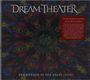 "Dream Theater", "THE NUMBER OF THE BEAST (2002)", psychedelisches Muster in Rot, Blau, Gelb und Schwarz.