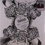 Text: "CZARFACE", "INSTRUMENTALS". Schwarz-Weiß Illustration mit vier furchteinflößenden, skelettartigen Kriegerfiguren.