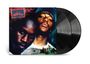 Text: "The Infamous... Mobb Deep". Zwei Personen im Vordergrund, Vinyl-Schallplatten daneben.