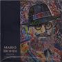 „Mario Biondi Prova D'Autore“ steht links in weiß. Bunter, skizzenhafter Mann mit Hut und Brille rechts.