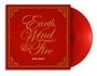 "Earth, Wind & Fire" in goldener Schrift auf rotem Hintergrund, darunter "Holiday". Ein rotes Vinyl ist teilweise sichtbar.