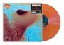 Text: "SAN TROPEZ MARBLED ORANGE VINYL", "PINK FLOYD MEDDLE". Cover in Blau-Orange mit konzentrischen Kreisen.