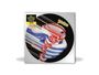 40th Anniversary Special Edition Picture Disc. Illustration einer futuristischen, gestapelten Form mit roten und weißen Linien.