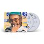 "Rock of the Westies", "Elton John". Ein lächelnder Mann mit Hut und Sonnenbrille, zwei CDs im Hintergrund.