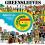 "Greensleeves", "DISCO 45", "I'm Still Dancing", farbenfrohe Illustration: Menschen feiern und musizieren in einer urbanen Szene.