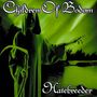 Text: "Children Of Bodom" oben, "Hatebreeder" unten. Illustration eines Sensenmannes in grünlicher Landschaft.