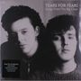"Tears for Fears: Songs From The Big Chair" steht oben. Schwarz-weißes Portrait von zwei Männern. Limited Edition Hinweis.