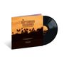 Text: "The September Sessions: Music from a film by Jack Johnson." Ansicht eines Vinyls mit Palmen im Sonnenuntergang.