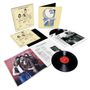 Verschiedene Schallplatten und Albumhüllen der Band "The Who", darunter "The Who by Numbers" und eine Abbildung der Band.
