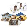 Box-Set mit CDs und Karten. Texte: "Kendji", "L'essentiel", "Bonus", "Ensemble". Fotos eines Mannes mit Bart.