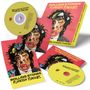 "ROLLING STONES FOREIGN TONGUES" auf buntem Cover, Gesicht einer Person in grobem, expressionistischem Stil.