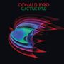 Oben steht "DONALD BYRD ELECTRIC BYRD". Eine abstrakte bunte Darstellung eines stilisierten Vogels.