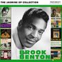 „The Jasmine EP Collection“, „High Fidelity Recording“, „Brook Benton“. Schwarzweiß-Foto eines Mannes mit EP-Covern.
