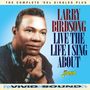 „Larry Birdsong: Live the Life I Sing About“. Oben: „The Complete '50s Singles Plus“. Portrait eines Mannes.