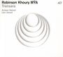 "Robinson Khoury MÏA, Transara, Anissa Nehari, Léo Jassef, ACT." Eine vergrößerte, konzentrische Kreisformation.