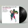 "Jazz at Berlin Philharmonic XVIII: Jazz Goes Baroque." Künstlernamen. Bunte, abstrakte Illustration neben einer Schallplatte.