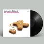 Text oben: "Jazzrausch Bigband Am Weihnachtsabend". Gezeigt wird ein zerbrochener Lebkuchenmann neben einer Schallplatte.