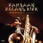 Oben: "Rahsaan Roland Kirk". Darunter: "Vibrations in the Village". Ein Musiker spielt Saxophon.