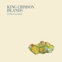 „KING CRIMSON ISLANDS ELEMENTAL MIXES“ steht oben, darunter ein abstrakter, bunter Fleck.