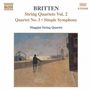Benjamin Britten: Sämtliche Werke für Streichquartett Vol.2, CD