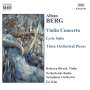 Alban Berg: Violinkonzert "Dem Andenken eines Engels", CD