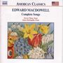 Edward MacDowell: Sämtliche Lieder, CD