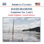 David Diamond: Symphonien Nr.2 & 4, CD